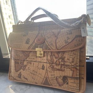 Allen Edward map print bag